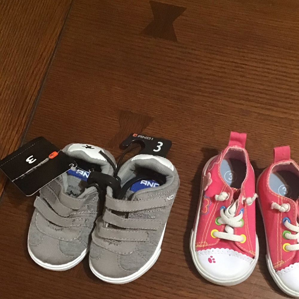 Lot of Infant Girl Shoes Size 3 New